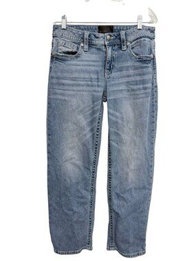 Miss Me Low-Rise Boyfriend Jeans Women's Size 28 Light Wash Plain Pocket